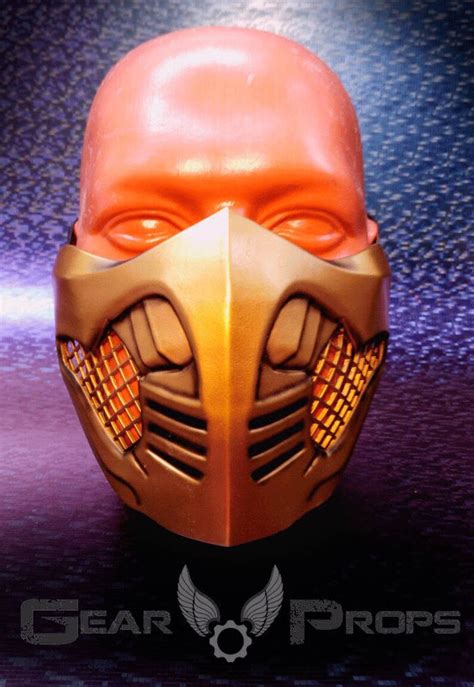 Scorpion Mask With Rgb Led Light From Mortal Kombat X Etsy