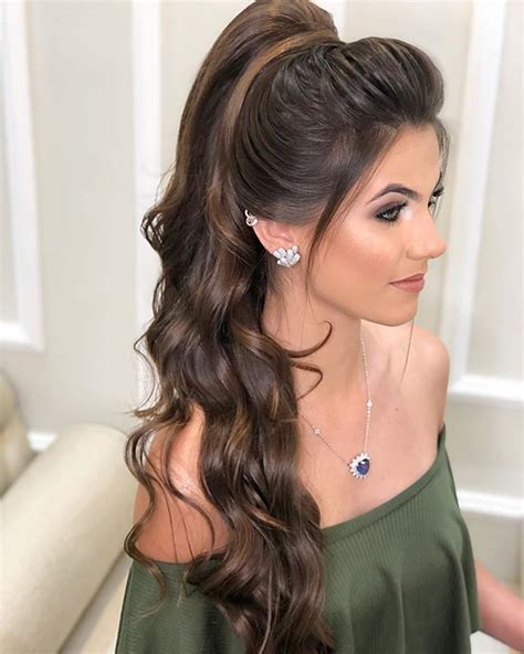 Descubra Image Penteado Para Madrinha Cabelo Longo Liso Thptnganamst Edu Vn