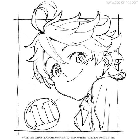 Emma From The Promised Neverland Coloring Page Free Printable Images