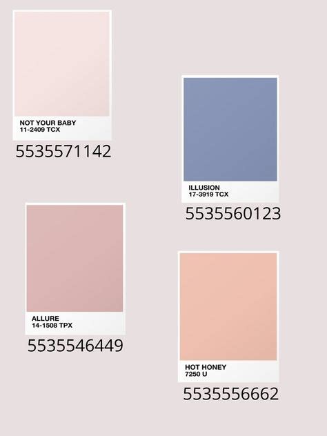Pastel Pink Bloxburg Color Codes Imagesee