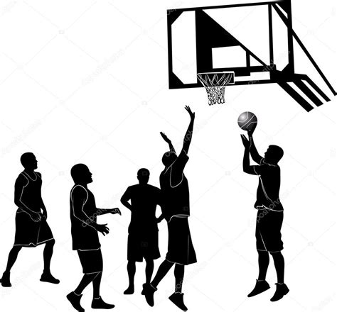 Jugar Al Baloncesto Vector Gráfico Vectorial © Weter777 Imagen 40331275