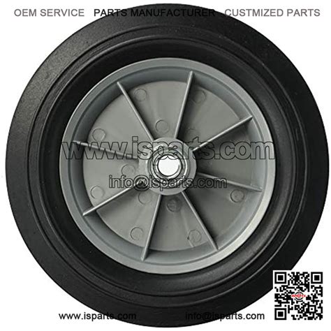 9653 12 Inch Hand Truck Replacement Wheel Solid Rubber 2 58 Inch