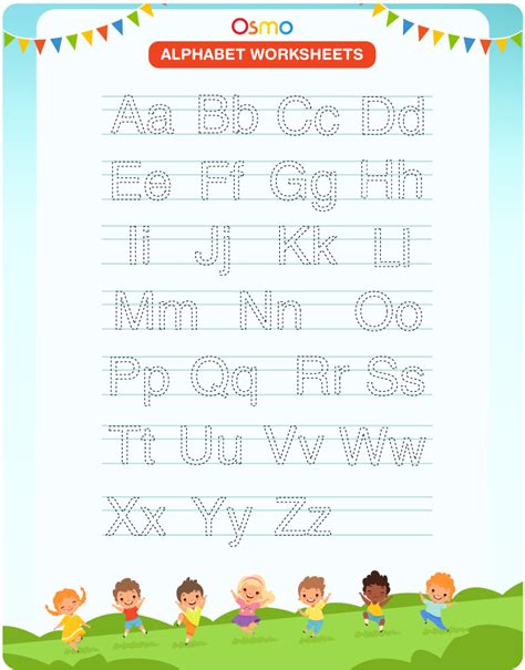 Alphabet Worksheets For Kindergarten Pdf Printable Kindergarten