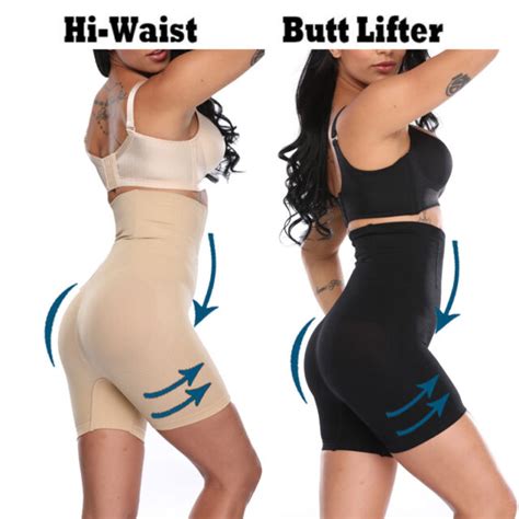 Women Hi Waist Boned Tummy Control Panites Slim Seamless Butt Lifter