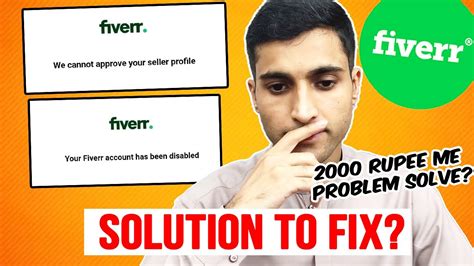 How To Fix We Cannot Approve Your Seller Profile Fiverr Seller