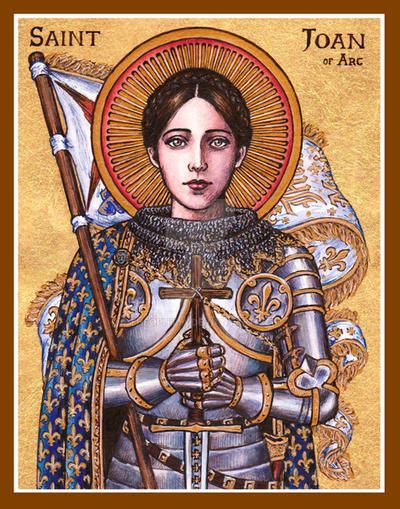 St Joan Of Arc Icon By Theophilia On Deviantart