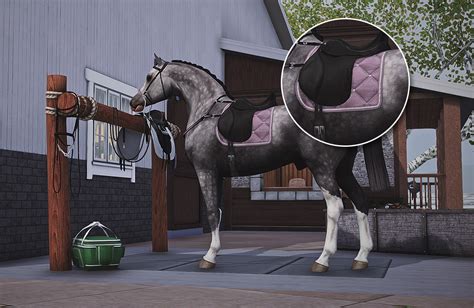 Equus Cc Database All Purpose Saddle Retextures Sims Pets Horse