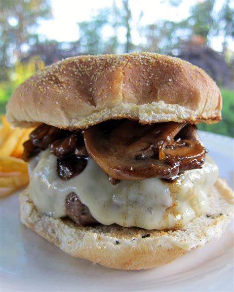 Mushroom Swiss Burgers Plain Chicken