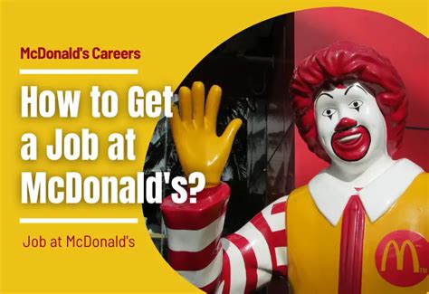 Mcdonalds Careers How To Get A Job At Mcdonalds
