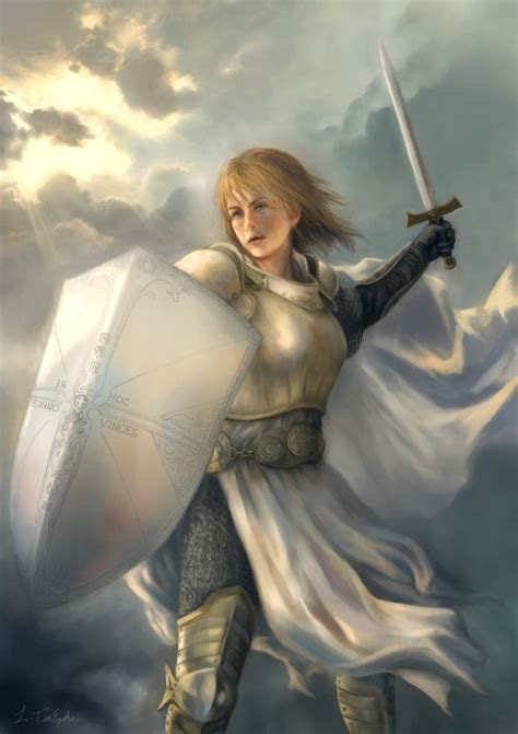 Armor Of God Giclee Print Fantasy Art Warrior Woman By Bytheoakart