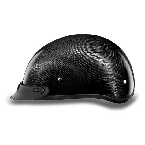 Dot Carbon Fiber Motorcycle Half Helmet With Visor
