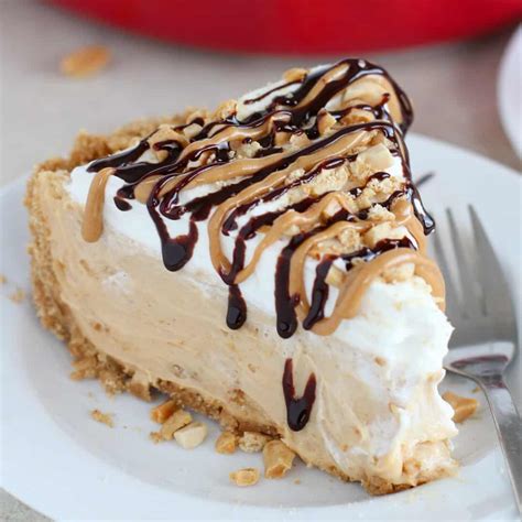 No Bake Whipped Peanut Butter Pie Kitch Me That 2023