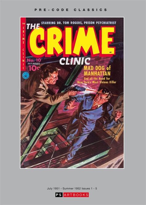 Pre Code Classics The Crime Clinic 1 Hc Issue