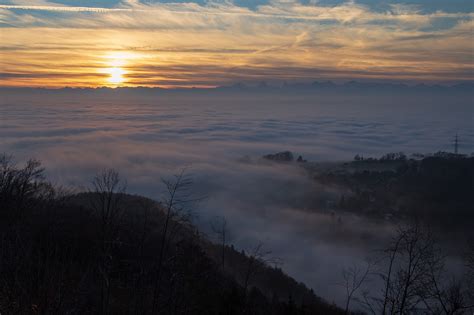 Fog Sunrise Landscape Free Photo On Pixabay Pixabay