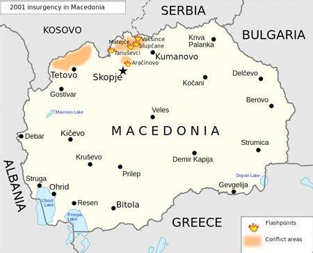 Online booking på planetofhotels.com er en flott løsning for en. Makedonia Kart | Kart