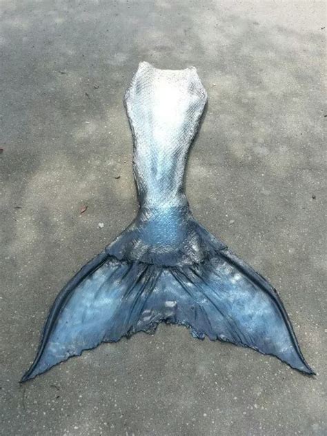 Silver Scale Mermaids Tail