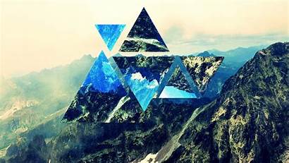 Triangle Wallpapers 4k Nature Collage Hipster Pantalla
