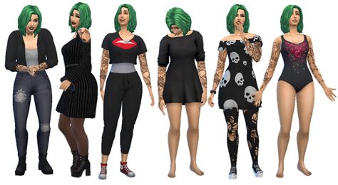 Sims 4 Maxis Match Goth