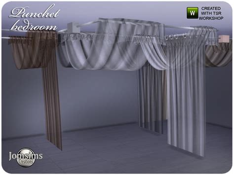 The Sims Resource Punchet Misc Deco Canopy Bed
