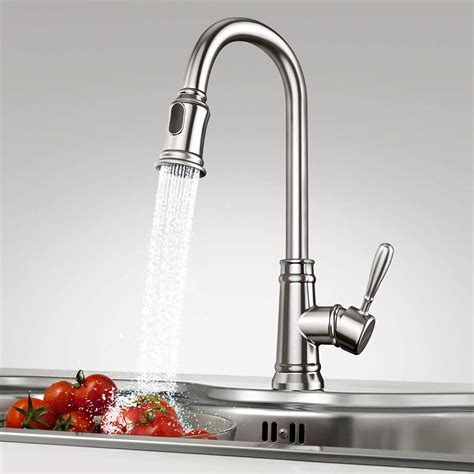 Single Handle Pull Down Kitchen Sink Faucet Only 5598 Freebies2deals