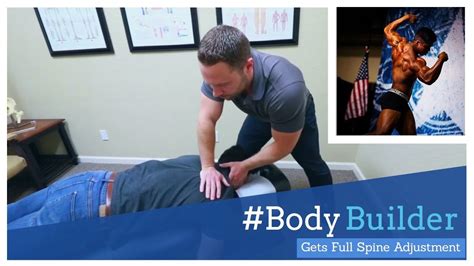 Full Spine Adjustment For Bodybuilder With Chiropractor In Friendswood Dr Joe Denke Youtube
