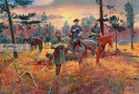 Mort Künstler Confederate Sunset Print American Civil War Museum