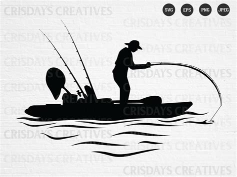 Kayak Fishing SVG Fishing SVG Dad Fishing Svg Grandpa | Etsy