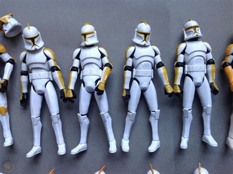 Star Wars Action Figure Clone Trooper 375 Tcw Figure Lot