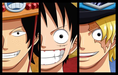 1920x1080 ace, sabo and luffy on one piece anime wallpaper. Luffy, Sabo, Ace Wallpaper and Background Image ...
