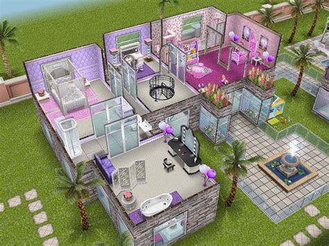 House 49 Barbies Dream House Level 2 Sims Simsfreeplay