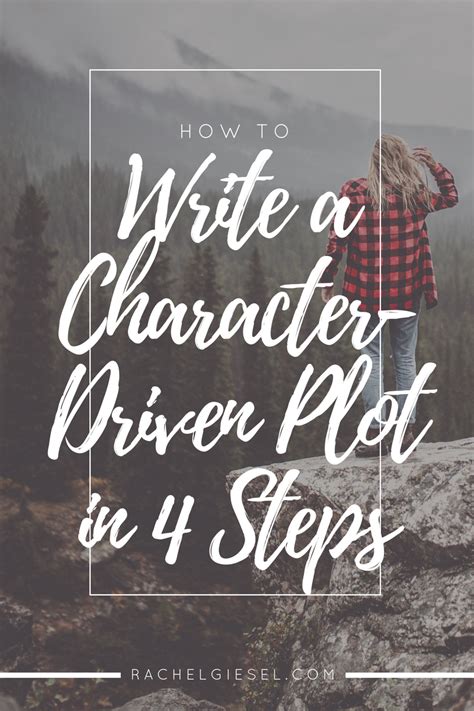 How To Write A Character Driven Plot In 4 Steps — Rachel Giesel Grimm