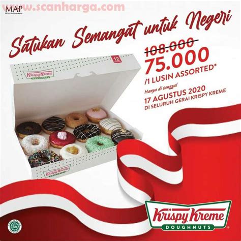 Krispy Kreme Promo 1 Lusin Assorted Donut Cuma Rp 75000 Periode 17
