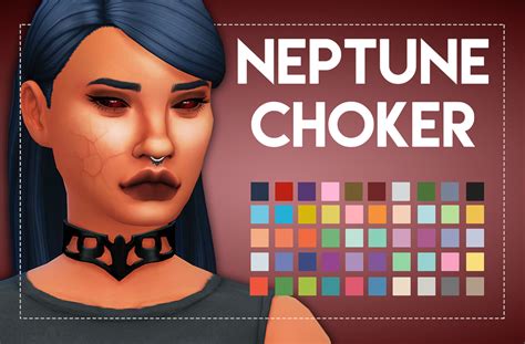 Neptune Choker Simsworkshop