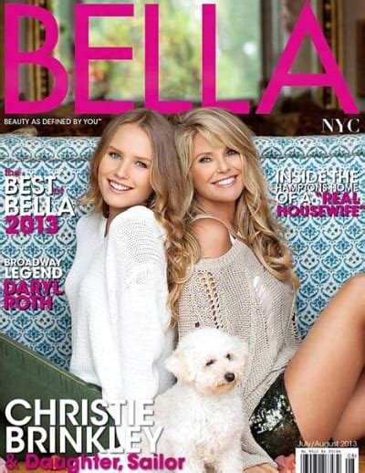 Christie Brinkley Daughter Sailor Pose For Bella Magazine Cover The