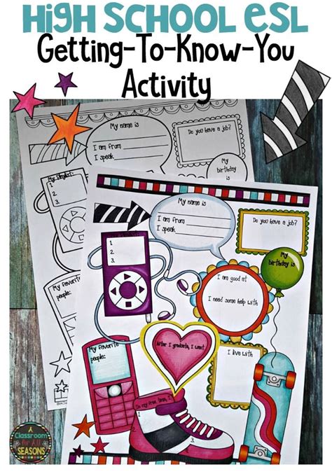 Getting To Know Know Activity For High School Esl High School Esl