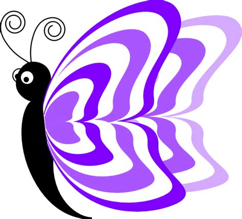 Purple Butterfly Clip Art At Vector Clip Art