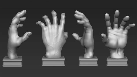 Zbrush Hand Speed Sculpt Youtube