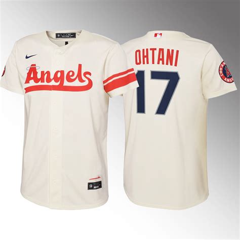 Toddler Angels Shohei Ohtani Cream 2022 City Connect Jersey