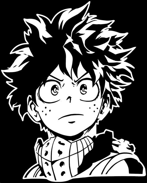 Buy My Hero Academia Deku Izuku Midoriya Anime Decal Sticker For