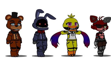 Gacha Club Fnaf Canon Withered Designs Youtube