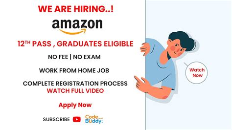 Amazon Work From Home Job All Graduate Amazon Recruitment Anyone Can Apply New Job