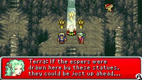 Final Fantasy 6 Advance GBA Part 31 The Esper Caves And The Statues