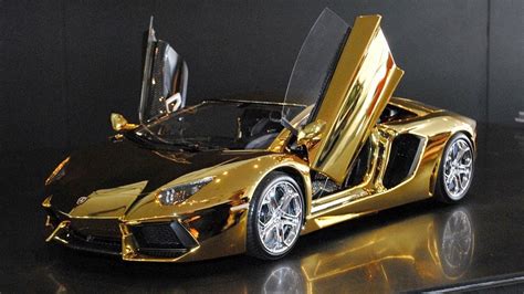 Worlds Most Expensive Model Car Golden Lamborghini Youtube