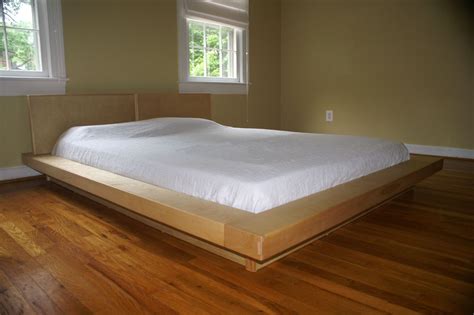 Hand Made King Size Platform Bedframe Bed By Edward Cooper Workshop