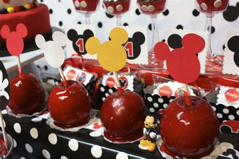 Mickey Mouse Caramel Candy Apples Mickey Mouse Clubhouse Party