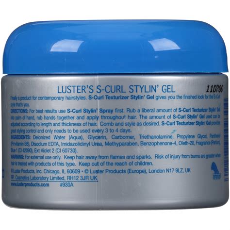 Lusters S Curl Texturizer Stylin Gel 105 Oz Silver Rod Pharmacy