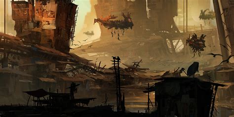 Artstation Futuristic Slum World