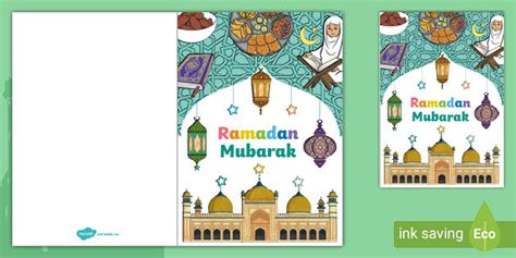 Kad Ucapan Selamat Berpuasa Ramadan Mubarak Teacher Made