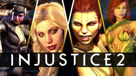 Injustice 2 All Character Heroes All Intros And Super Moves Injustice 2