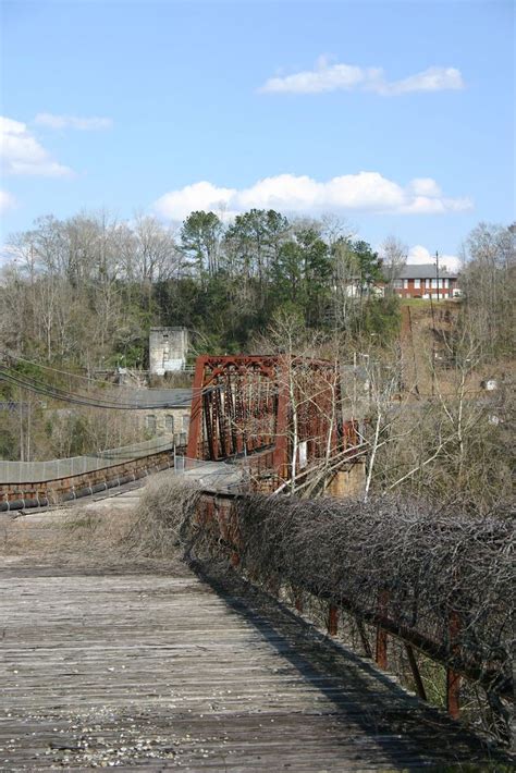 Old Bridge Dormant Kudzu Tallassee Al Old Bridge Civil War Alabama